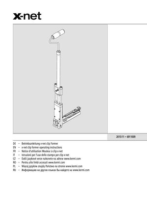 Montageanleitung X Net C16 Clip Former x-net