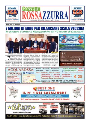 Gazzetta Rossazzurra Anno Iv N 4 Del 22 2 2019