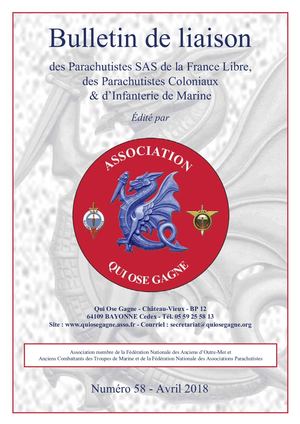 N°58 BULLETIN AVRIL 2018