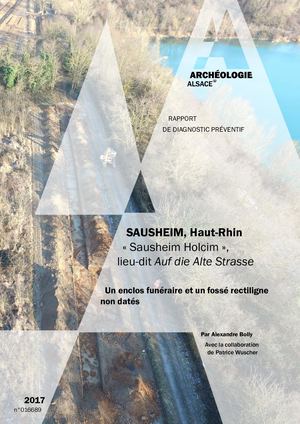 SAUSHEIM, Auf die alte Strasse, gravière (d)