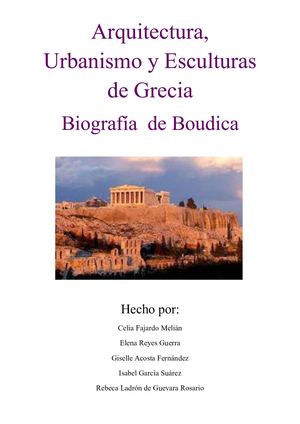 Arquitectura,esculturas y urbanismo de gracia. Biogrfía de Boudica