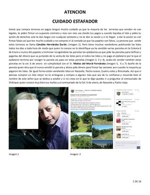 ESTAFADOR CANDIDO HERNANDEZ DURAN
