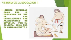 Historia De La Educación I Egipto