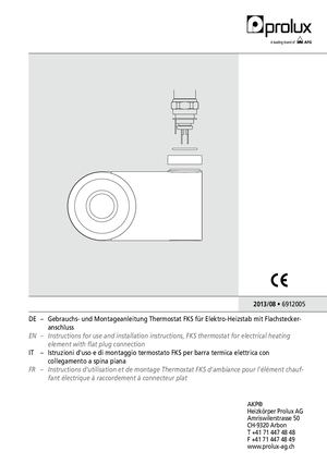 Gebrauchsanleitung FKS