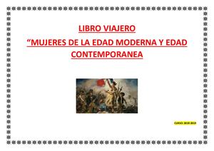 Libro Viajero Mujeres De La Historia Edad Moderna Y Contemporanea
