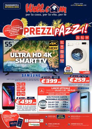 Volantino 3 2019 Wellcom Offerte Valide dal 1 Al 17 Marzo 2019