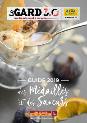 Livre Guide Médaillés  2019 "Gard gourmand" Militant du Goût