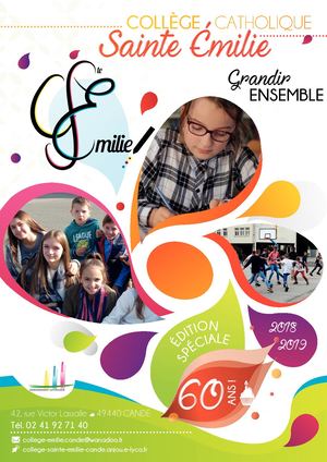College Sainte Emilie Brochure 2018 2019(1)