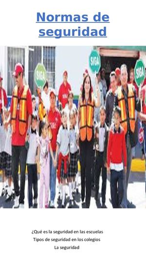 Seguridad escolar