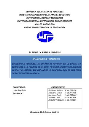 Trabajo Admon De Produccion Tema Ii