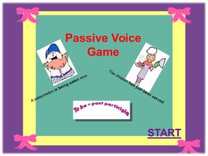 Passive Voice Game