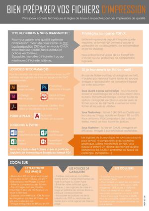 Fiche PAO atlanmac - règles de base pour la préparation de vos fichiers
