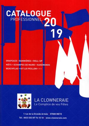 Catalogue Pavoisement 2019 La Clowneraie Metz