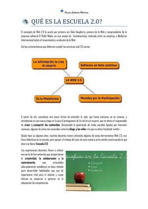 Qué Es La Escuela 2.0 Calameo