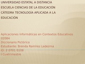 Diccionario Pictorico Aplicaciones Informáticas