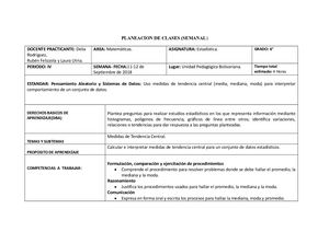 Plan Clase pesos pesados.