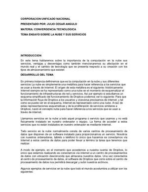 Corporacion Unficado Nacional Trabajo Convergencia Tecnologica