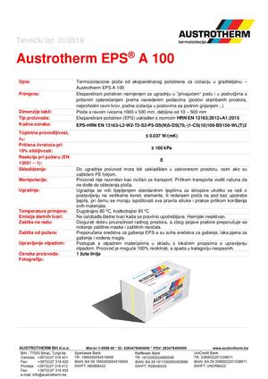 Tehnički List - EPS A 100 (HR).