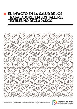 El impacto en la salud de los trabajadores en los talleres textiles no declarados