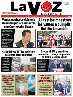 Diario La Voz del Sureste  28-02-2019