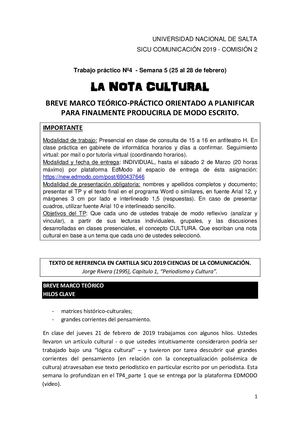 La Nota Cultural Definitivo
