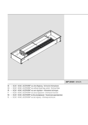 Technische Informationen Ascotherm KC261 461 Ohne Regelung