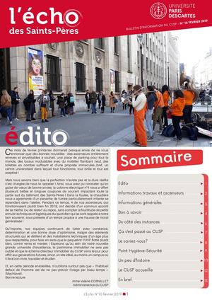 L'Echo des Saints-Pères - n°10, février 2019