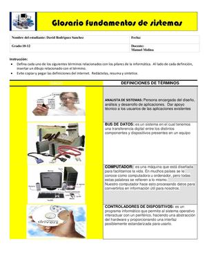 Glosario De Conceptos Drs