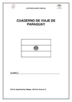 Cuaderno De Viaje De Paraguay