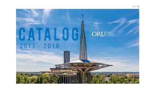 ORU Catalog 2017-18