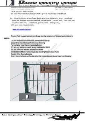 Dazzle Industry Limited Double Wire Fence Grace