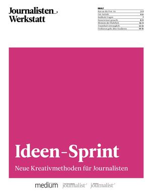 Journalisten Werkstatt -  Ideen-Sprint Vorschau