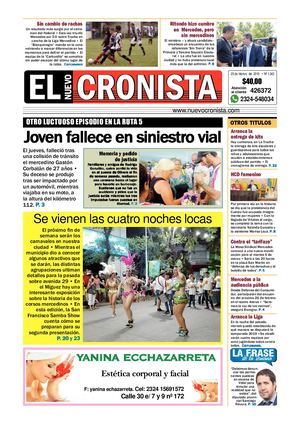 El Nuevo Cronista 25 02 2019
