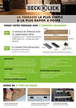 Doc Conseiller Vendeur Deck Klick