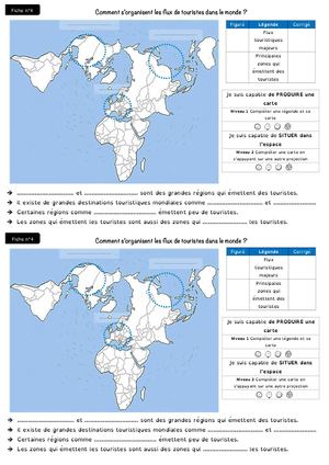 G2 Fiche 4 Carte Tourisme (4e)