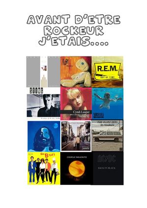 Avant D'etre Rock Star J'etais