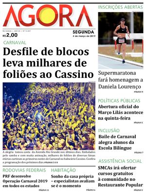 Jornal Agora - Edição 12287 - 4 de Março de 2019