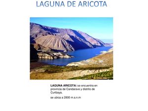 ZONAS DE CONSERVACIÓN DE TACNA