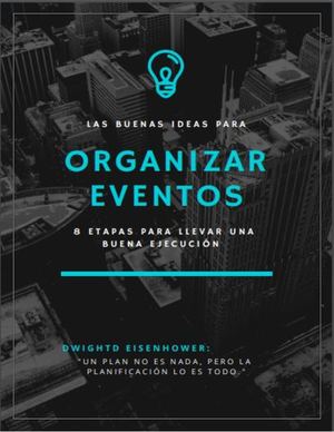 Cartilla Organizar Eventos