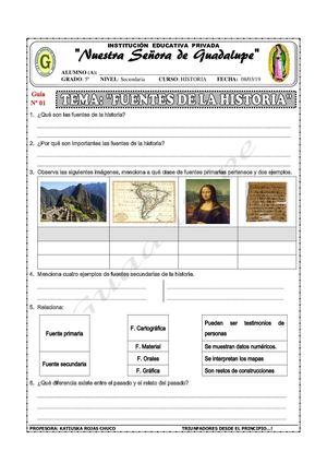 Fuentes De La Historia 5