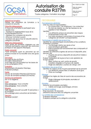 Pg001 Da P083 Ac R377m Recyclage Toutes Catégories 1 Jour