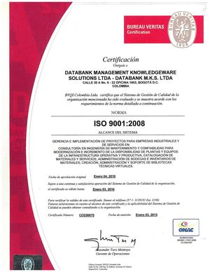 Certificacion Iso 9001 2008 Espanol