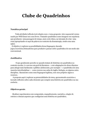Clube De Quadrinhos