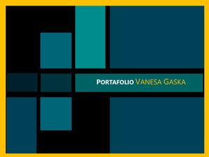 Portafolio Arquitecta Vanesa Gaska
