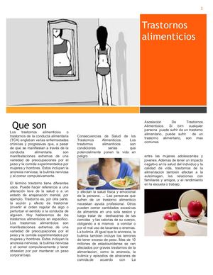 Trastornos Alimenticios