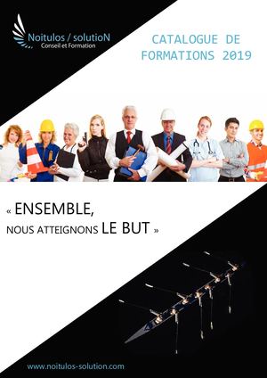 Catalogue Formations Ns 2019