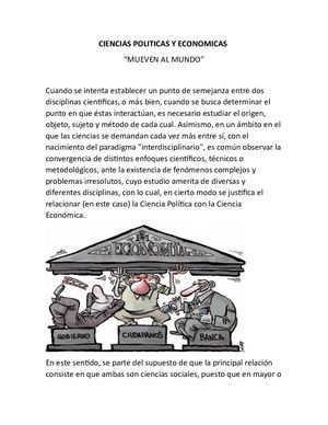 Ciencias Politicas Y Economicas