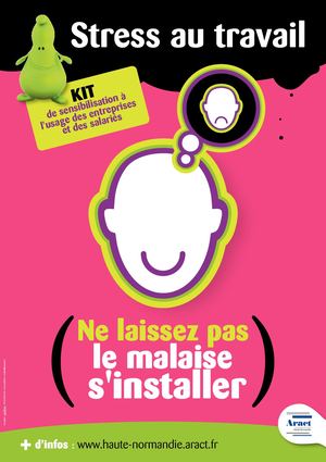 Affiche Stress au travail