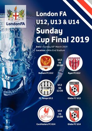 London FA U12 U13 & U14 Sunday Cup