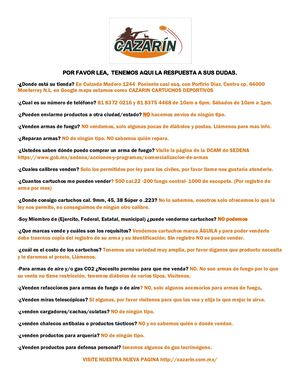 Cazarin Cartuchos Deportivos